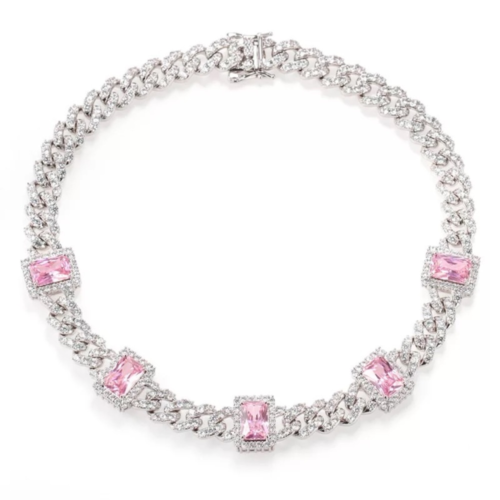 Princess Cuban chain Valentine’s Day necklace